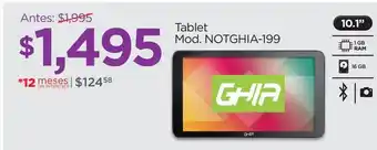 Chedraui Tablet ghia 10,1 notghia-199 oferta