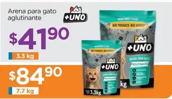 Chedraui Arena para gato +uno 7,7kg oferta