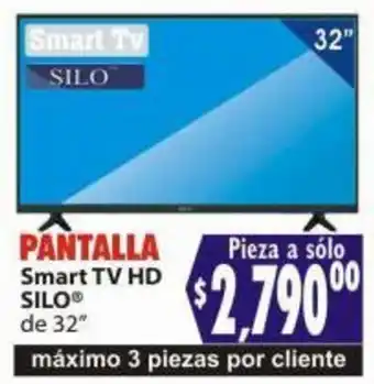 PANTALLA Smart TV HD SILOⓇ DE 32"