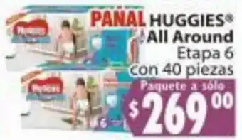 PANAL HUGGIES All Around Etapa 6
