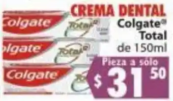 Casa Ley CREMA DENTAL Colgate de 150ml Pieza a sólo oferta