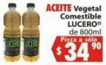 ACEITE Vegetal Comestible LUCERO® de 800ml