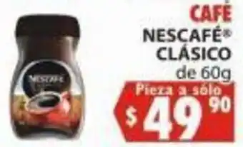 CAFÉ NESCAFÉ® CLÁSICO de 60g