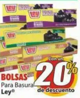 Casa Ley BOLSAS Para Basura Ley® oferta