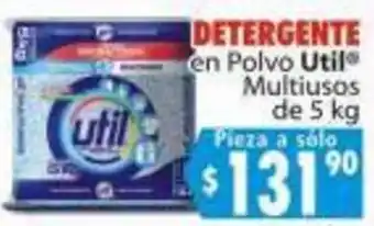 DETERGENTE en Polvo Util Multiusos de 5 kg