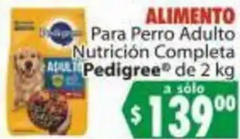 Casa Ley ALIMENTO Para Perro Adulto Nutrición Completa ADULT Pedigree® de 2 kg oferta