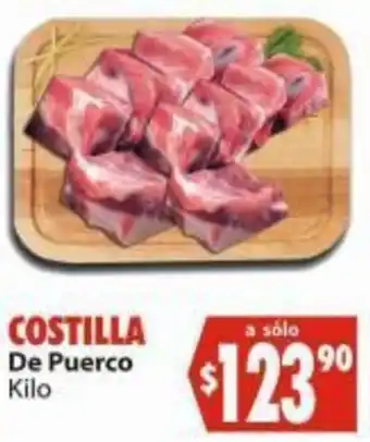 COSTILLA 90 De Puerco Kilo