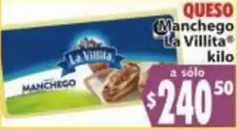 QUESO Manchego La Villita kilo