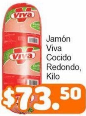 Jamón Viva Cocido Redondo, Kilo