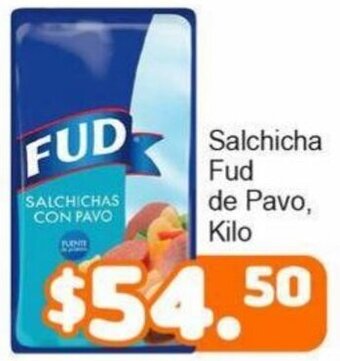 Merza Salchicha Fud de Pavo, Kilo oferta