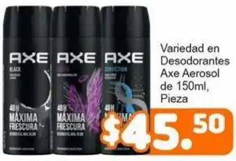 Variedad en Desodorantes Axe Aerosol de 150ml, Pieza