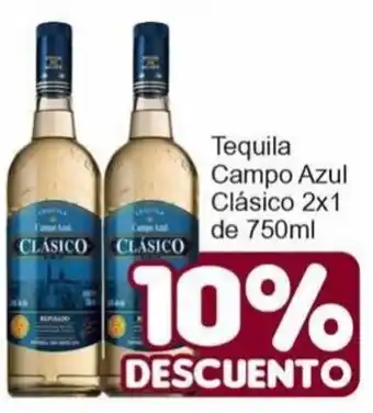 Tequila Campo Azul Clásico 2x1 de 750ml