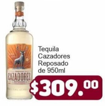 Tequila Cazadores Reposado de 950ml