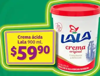 Soriana Súper Crema ácida Lala 900 ml. oferta