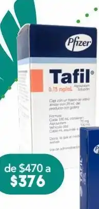 Tafil sol .75mg gto c/20ml