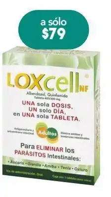 Farmacia San Pablo Loxcell nf tab 400/300mg caj c/1 oferta