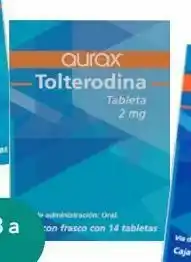 Farmacia San Pablo Tolterodina tab 2mg c/14 aurax oferta