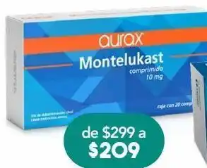 Farmacia San Pablo Aurax montelukast 10mg c/20 com oferta