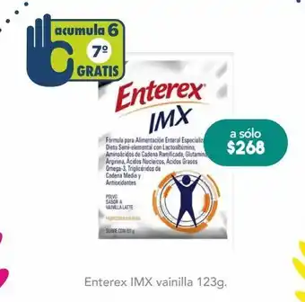 Farmacia San Pablo Enterex imx polvo vainilla c/123gr oferta