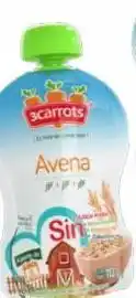 3 carrots papilla de avena flx c/113gr