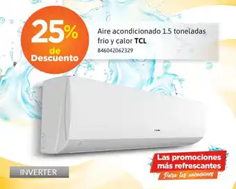 City Club Aire acondicionado 1.5 toneladas. frío y calor TCL 846042062329 oferta