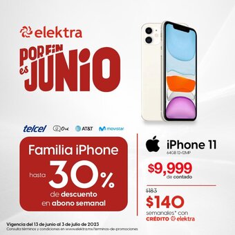 Elektra iPhone 11 64GB 12+12MP oferta
