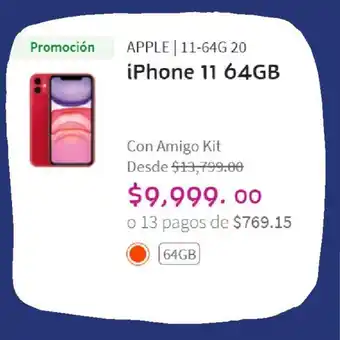 APPLE 11-64G 20 iPhone 11 64GB