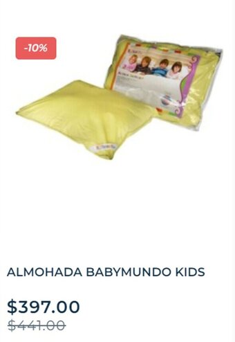 Dormimundo ALMOHADA BABYMUNDO KIDS oferta