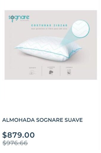 Dormimundo ALMOHADA SOGNARE SUAVE oferta