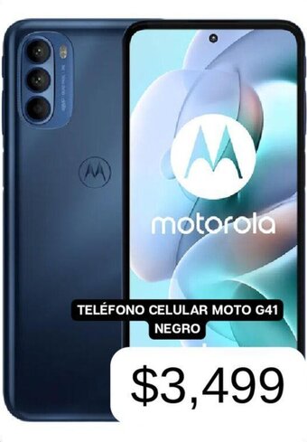MOBO TELÉFONO CELULAR MOTO G41 NEGRO oferta