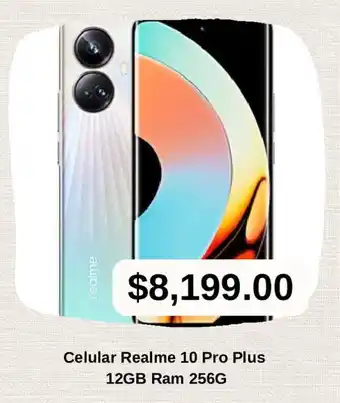 Linio Celular Realme 10 Pro Plus 12GB Ram 256G oferta