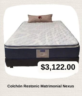 Colchón Restonic Matrimonial Nexus