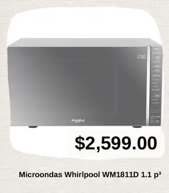 Microondas Whirlpool WM1811D 1.1 p³
