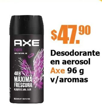 Desodorante en aerosol Axe 96 g v/aromas