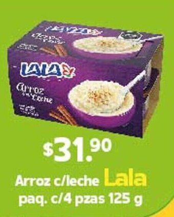 Arteli express Arroz c/leche Lala paq. c/4 pzas 125 g oferta