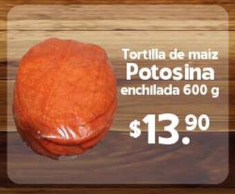 Tortilla de maíz Potosina enchilada 600 g