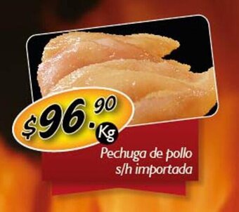 Pechuga de pollo s/h importada x kg