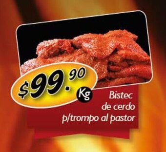 Arteli express Bistec de cerdo p/trompo al pastor x kg oferta