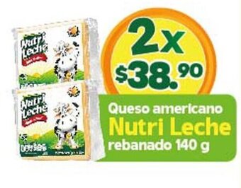 Queso americano Nutri Leche rebanado 140 g x 2