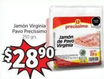 Soriana Mercado Jamón Virginia Pavo Precissimo oferta