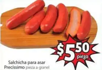 Soriana Mercado Salchicha Para Asar Precissimo oferta