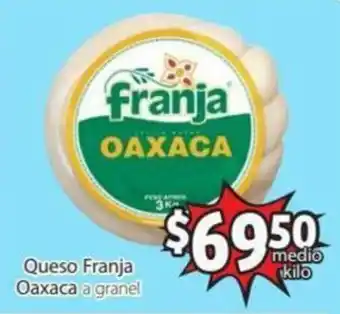 Soriana Mercado Queso Franja Oaxaca oferta
