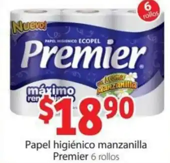 Papel Higiénico Manzanilla Premier