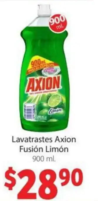Lavatrastes Axion Fusión Limón 900ml