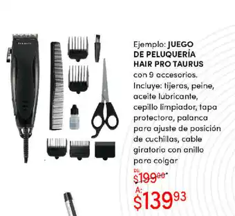 DelSol Juego De Peluqueria Hair Pro Taurus oferta
