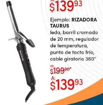 DelSol Rizadora Taurus oferta