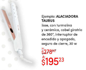 DelSol Alaciadora Taurus oferta