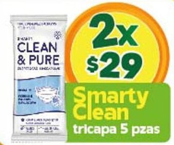 Smarty Clean tricapa 5 pzas x 2