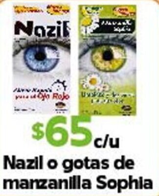 Nazil o gotas de manzanilla Sophia