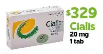 Cialis 20mg 1 tab